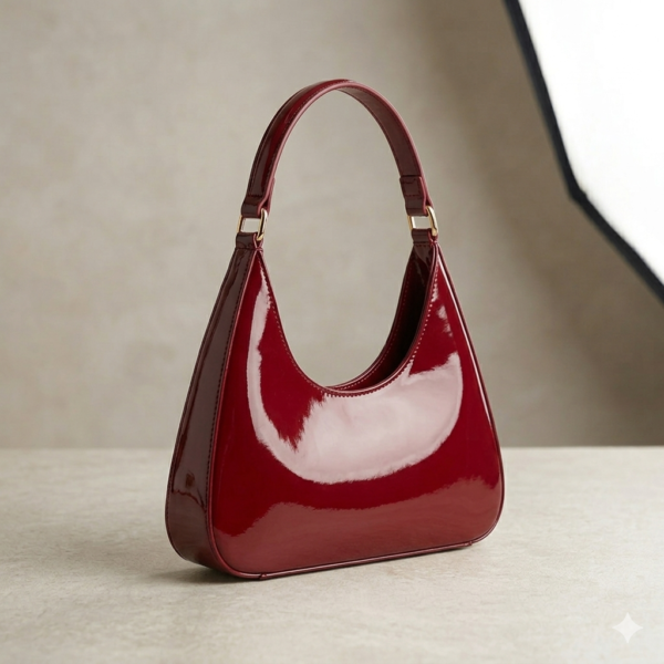 Cross-Border Glossy Shoulder Bag