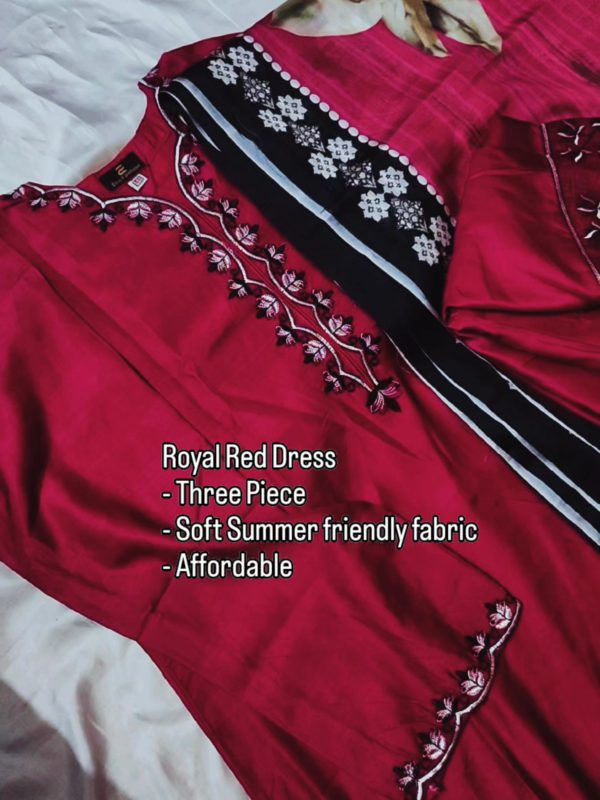 rd2 Royal Crimson Three Piece Suit